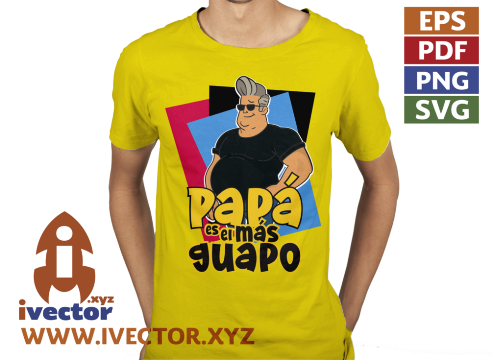 PAPA-ES-EL-MAS-GUAPO-JONNY-BRAVO-VECTOR_p3 PAPA ES EL MAS GUAPO JONNY BRAVO VECTOR