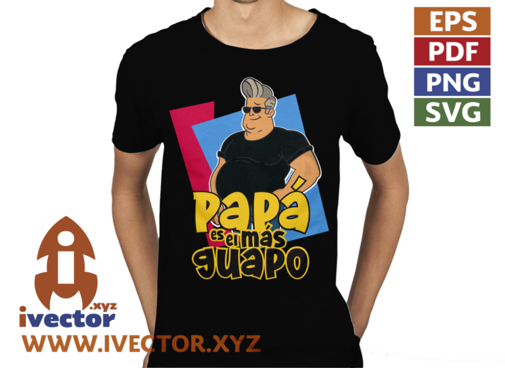 PAPA-ES-EL-MAS-GUAPO-JONNY-BRAVO-VECTOR_p4 PAPA ES EL MAS GUAPO JONNY BRAVO VECTOR