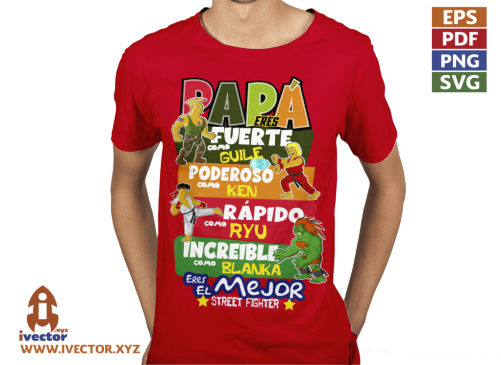 PAPA-ES-EL-MEJOR-STREET-FIGHTER-SINMPSON-VECTOR-EDITABLE-p1 PAPÁ ES EL MEJOR STREET FIGHTER SINMPSON VECTOR EDITABLE