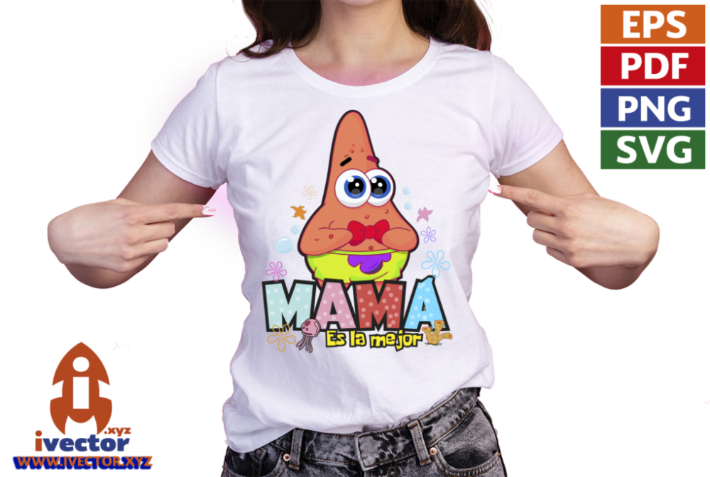 PATRICIO-BOB-ESPONJA-MAMA-ES-LA-MEJOR-P1 PATRICIO BOB ESPONJA MAMÁ ES LA MEJOR