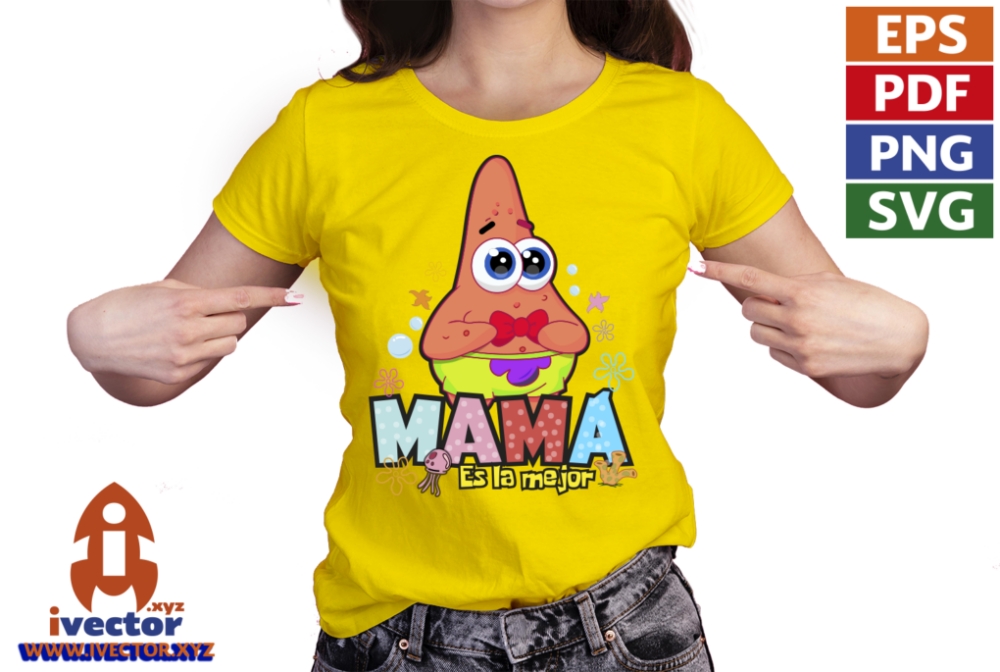 PATRICIO-BOB-ESPONJA-MAMA-ES-LA-MEJOR-P6 PATRICIO BOB ESPONJA MAMÁ ES LA MEJOR