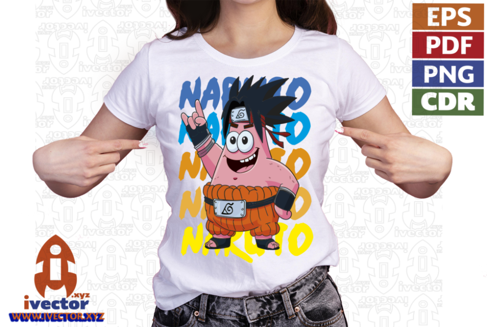 PATRICIO-PERSONAJE-BOB-ESPONJA-NARUTO-VECTOR-01-P6 PATRICIO PERSONAJE BOB ESPONJA NARUTO VECTOR