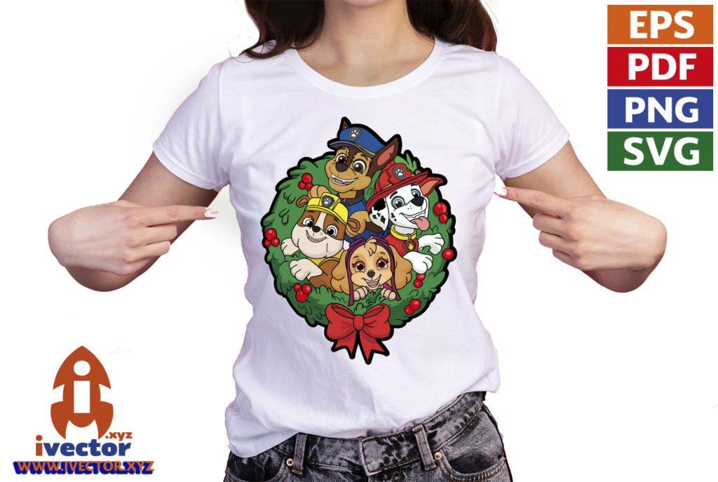 PAW-PATROL-CHRISTMAS-VECTOR-EDITABLE-EPS-PDF-P2-1024x687 PAW PATROL CHRISTMAS VECTOR EDITABLE EPS PDF