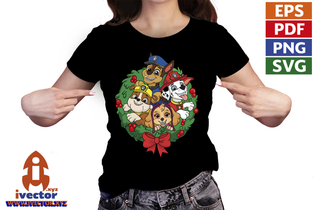 PAW-PATROL-CHRISTMAS-VECTOR-EDITABLE-EPS-PDF-P3-1024x687 PAW PATROL CHRISTMAS VECTOR EDITABLE EPS PDF