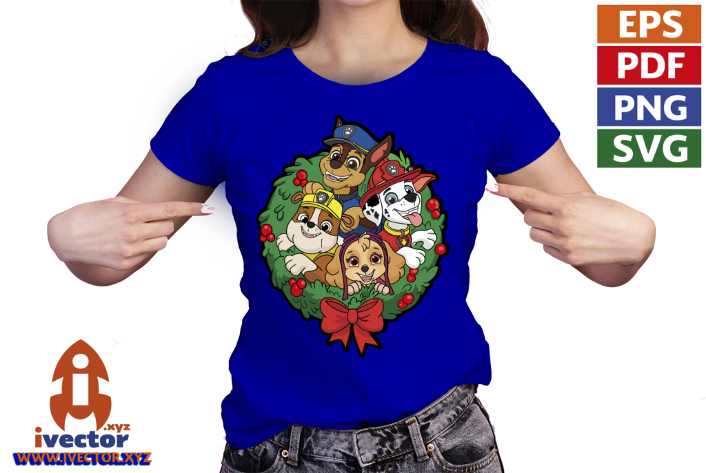 PAW-PATROL-CHRISTMAS-VECTOR-EDITABLE-EPS-PDF-P4-1024x687 PAW PATROL CHRISTMAS VECTOR EDITABLE EPS PDF