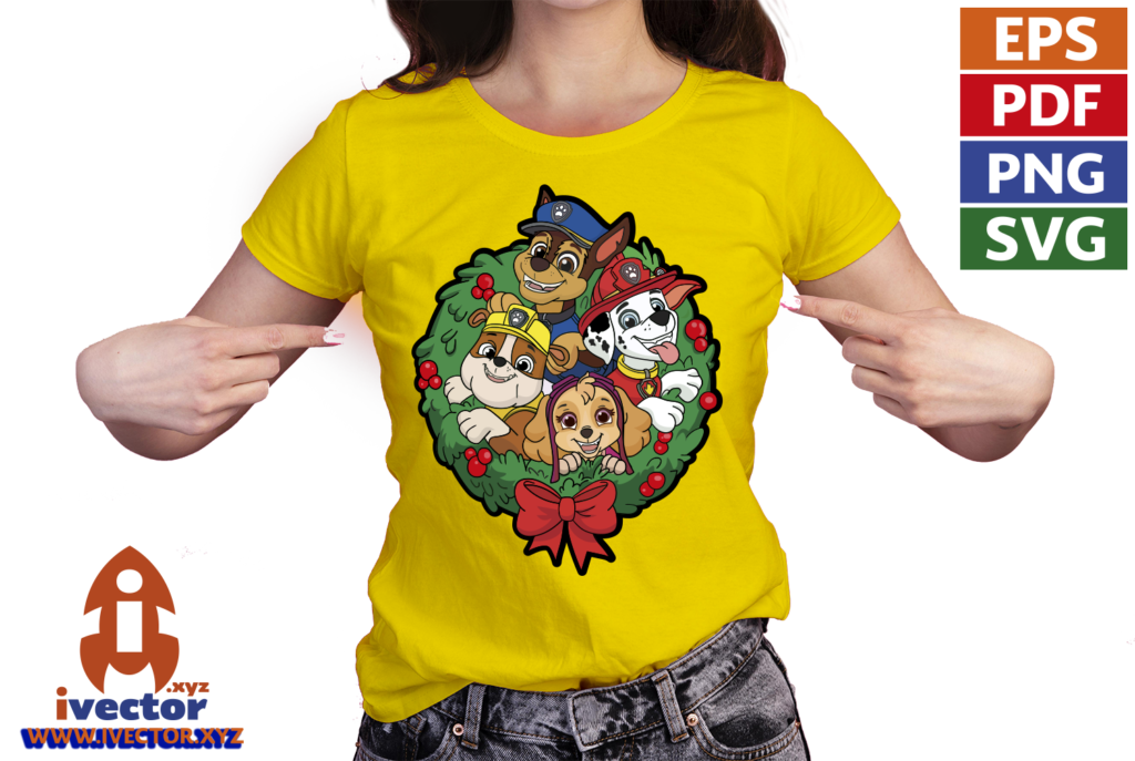 PAW-PATROL-CHRISTMAS-VECTOR-EDITABLE-EPS-PDF-P7-1024x687 PAW PATROL CHRISTMAS VECTOR EDITABLE EPS PDF