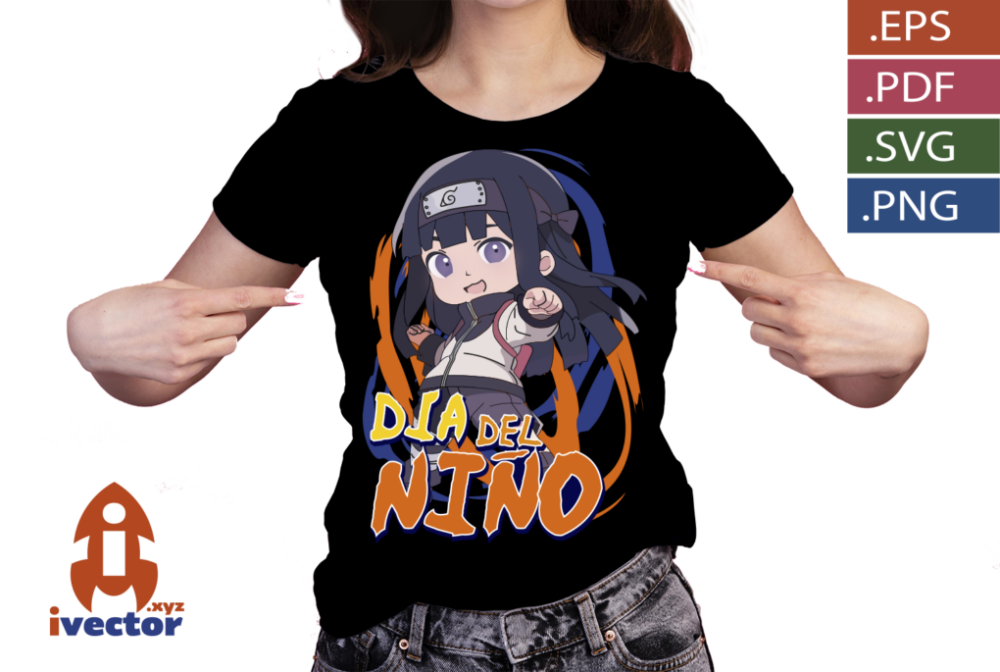 PERSONAJE-NARUTO-VECTOR-DIA-DEL-NINOP3 HINATA HYUGA NARUTO VECTOR DIA DEL NIÑO