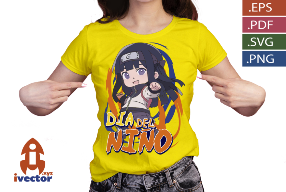 PERSONAJE-NARUTO-VECTOR-DIA-DEL-NINOP4 HINATA HYUGA NARUTO VECTOR DIA DEL NIÑO
