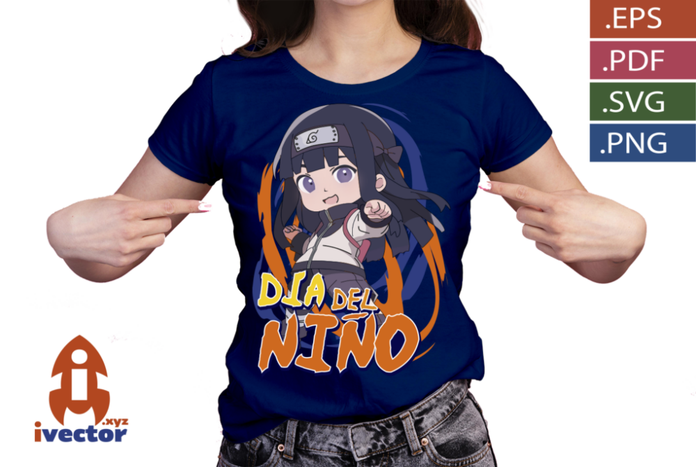 PERSONAJE-NARUTO-VECTOR-DIA-DEL-NINOP5 HINATA HYUGA NARUTO VECTOR DIA DEL NIÑO