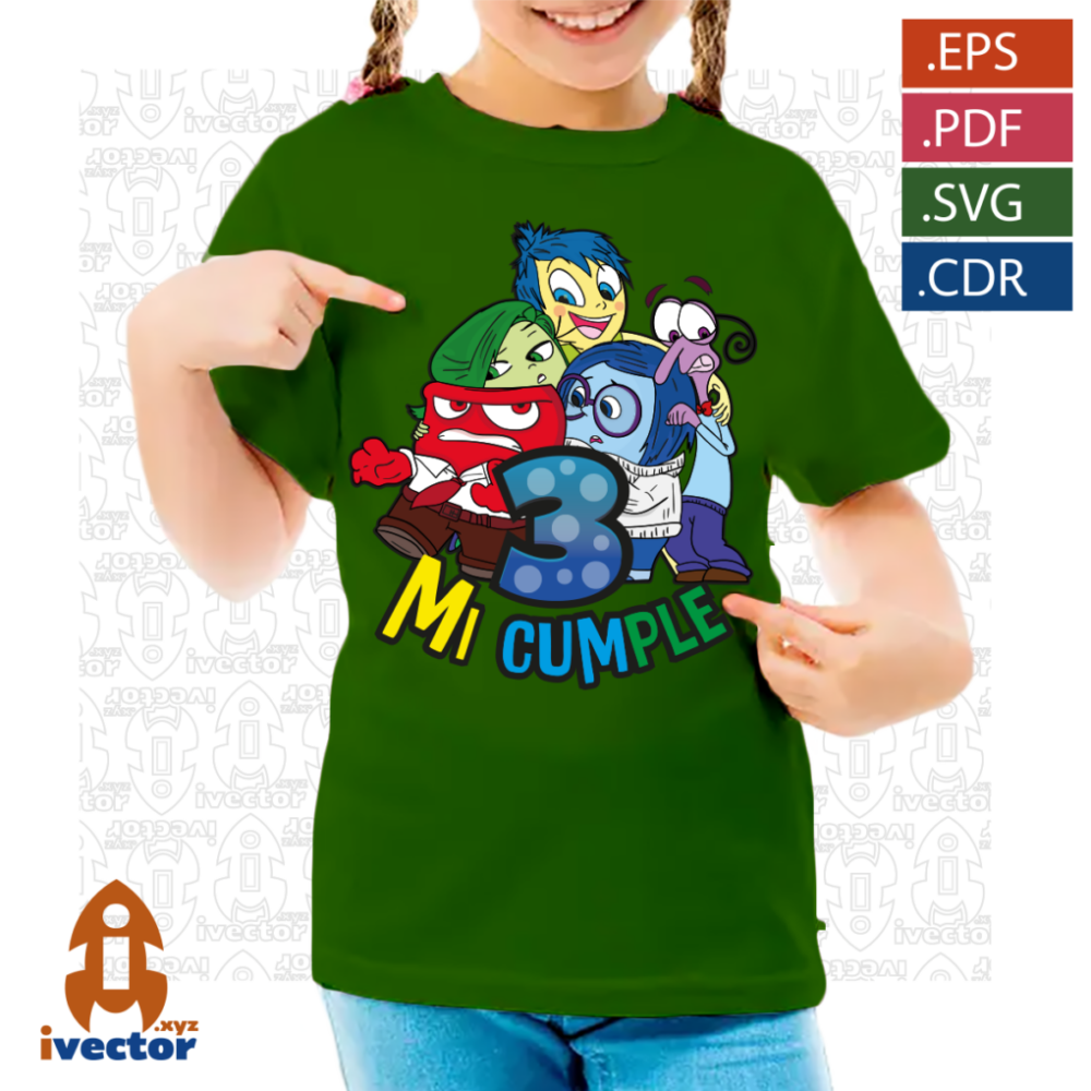 PERSONAJES-INTENSAMENTE-VECTOR-EDITABLE-P8 PERSONAJES CUMPLEAÑOS INTENSAMENTE VECTOR EDITABLE
