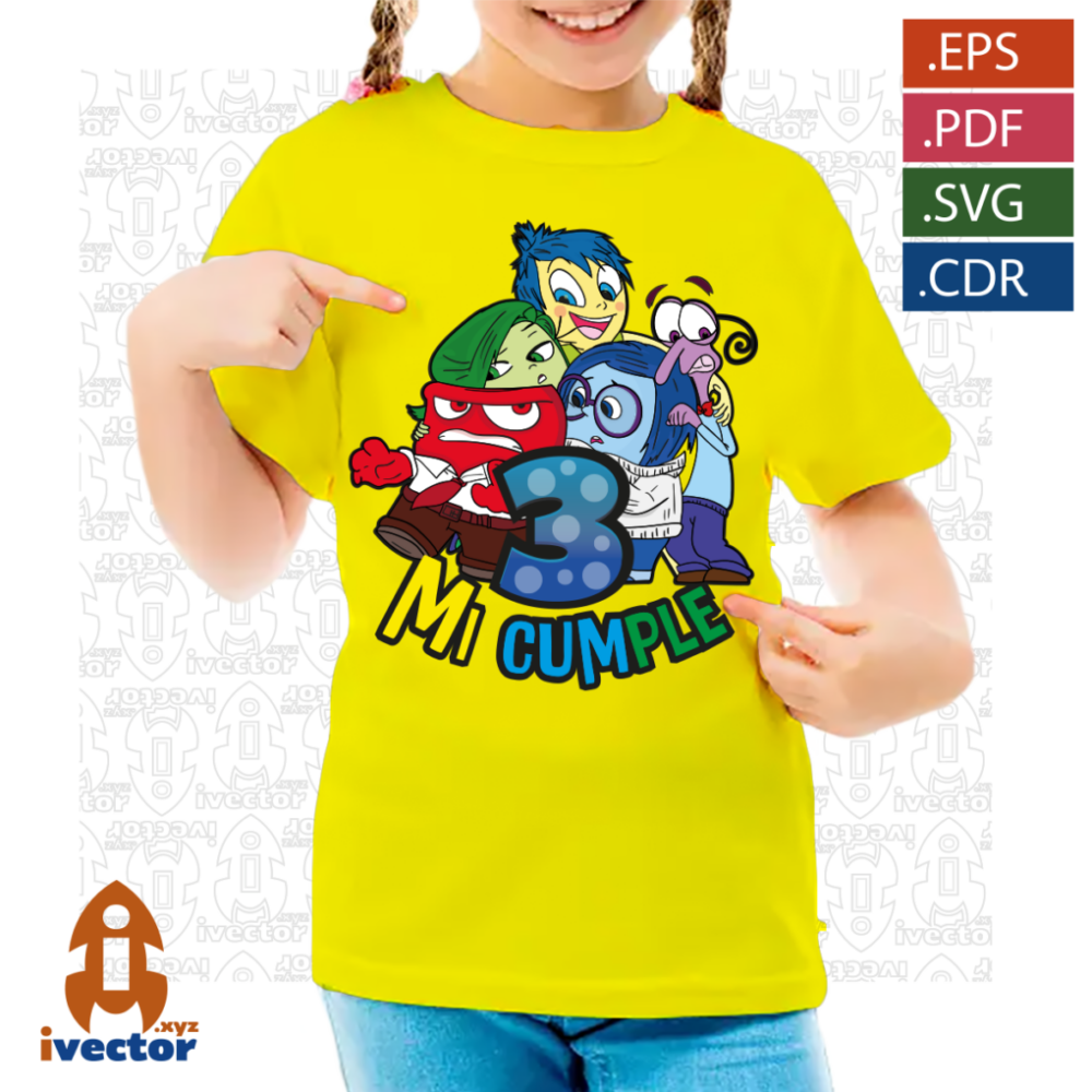 PERSONAJES-INTENSAMENTE-VECTOR-EDITABLE-P9 PERSONAJES CUMPLEAÑOS INTENSAMENTE VECTOR EDITABLE