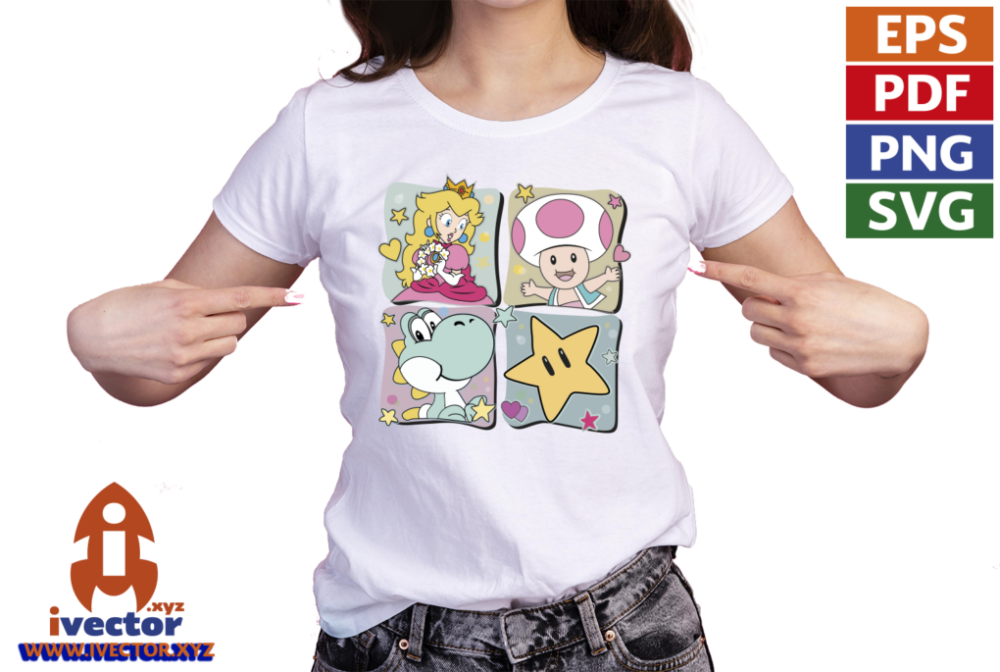 PERSONAJES-MARIO-BROS-COLORES-PASTEL-VECTOR-EPS-PDF-EDITABLE-01-playera2 PERSONAJES MARIO BROS COLORES PASTEL VECTOR EPS PDF
