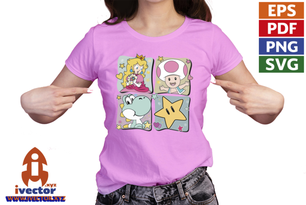PERSONAJES-MARIO-BROS-COLORES-PASTEL-VECTOR-EPS-PDF-EDITABLE-01-playera3 PERSONAJES MARIO BROS COLORES PASTEL VECTOR EPS PDF