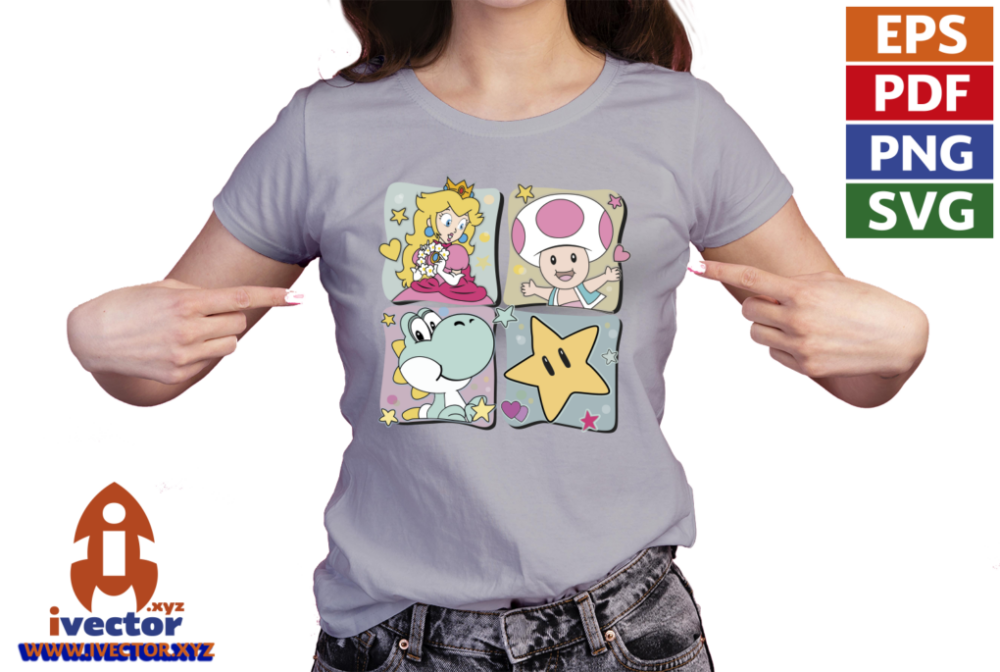 PERSONAJES-MARIO-BROS-COLORES-PASTEL-VECTOR-EPS-PDF-EDITABLE-01-playera8 PERSONAJES MARIO BROS COLORES PASTEL VECTOR EPS PDF