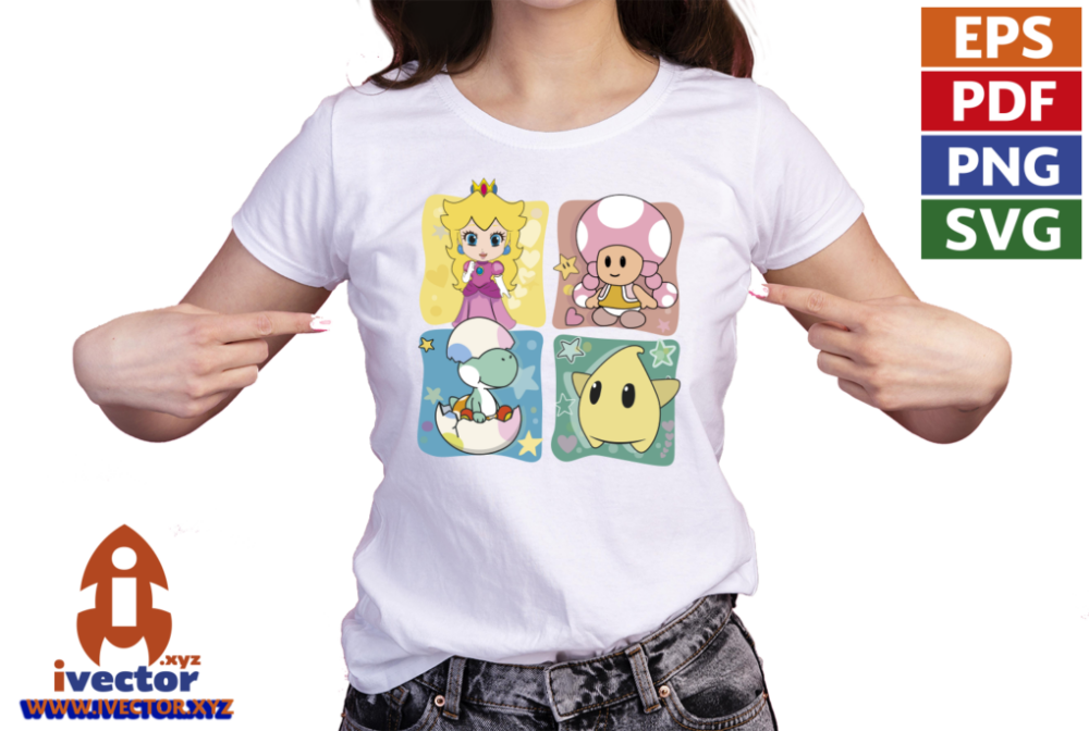 PERSONAJES-PEACH-SUPER-MARIO-RECUADROS-VECTOR-EPS-PDF-EDITABLE-01-PLAYERA2 PERSONAJES PEACH SUPER MARIO RECUADROS VECTOR EPS PDF