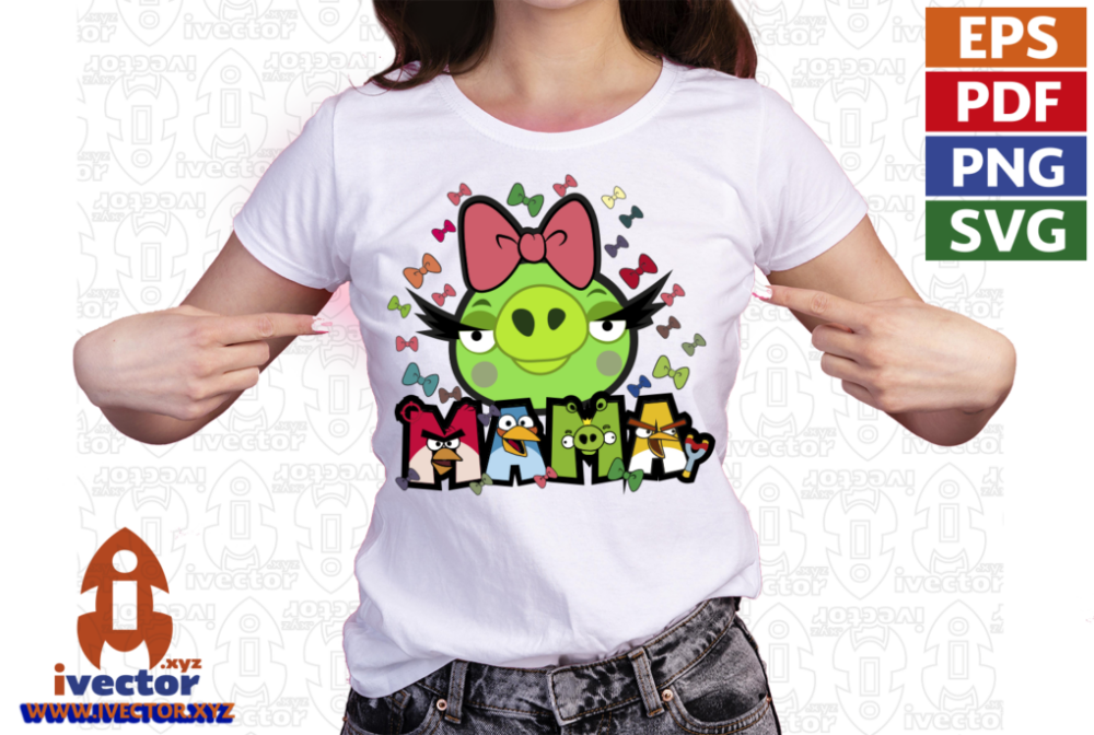 PIG-MAMA-ANGRI-BIRDS-EPS-VECTPR_Mesa-de-trabajo-1-p1 PIG MAMA ANGRI BIRDS EPS VECTPR