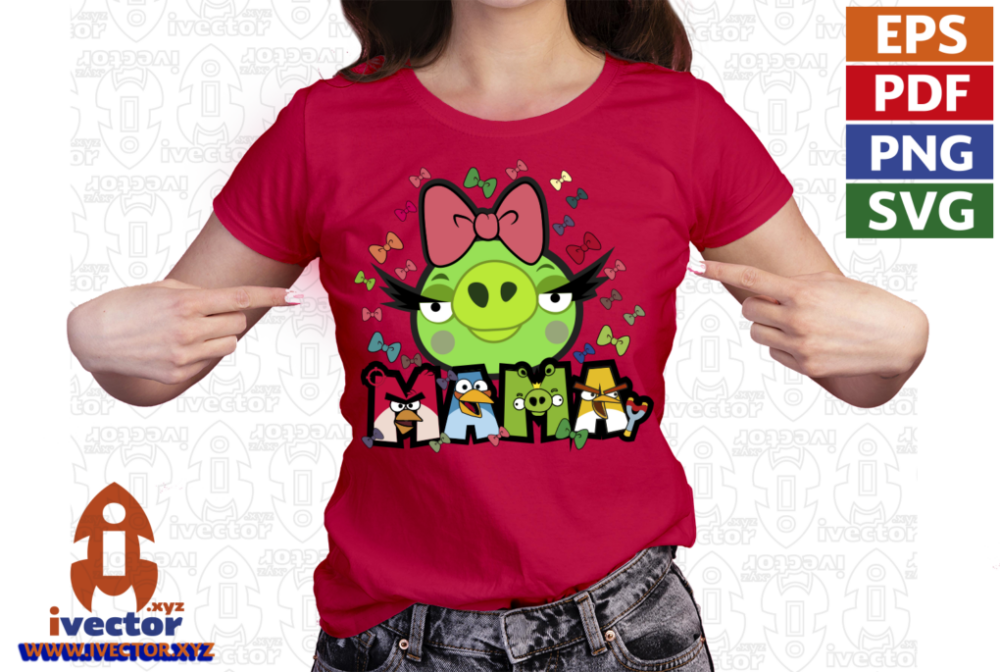 PIG-MAMA-ANGRI-BIRDS-EPS-VECTPR_Mesa-de-trabajo-1-p2 PIG MAMA ANGRI BIRDS EPS VECTPR