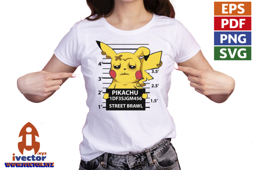 PIKACHU-PRESIDIARIO-VECTOR-EDITABLE-EPS-PDF-01-PLAYERA2 PIKACHU PRESIDIARIO VECTOR EDITABLE EPS PDF