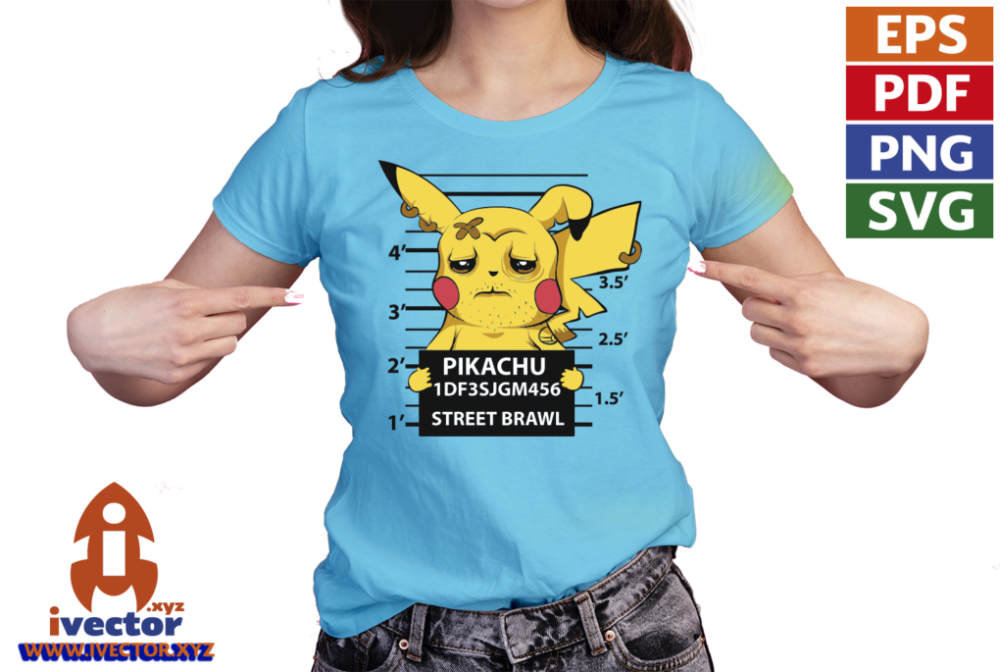 PIKACHU-PRESIDIARIO-VECTOR-EDITABLE-EPS-PDF-01-PLAYERA6 PIKACHU PRESIDIARIO VECTOR EDITABLE EPS PDF