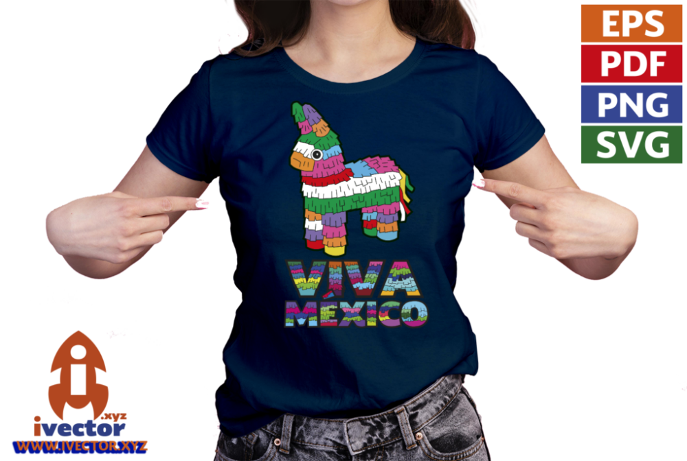 PINATA-VIVA-MEXICO-VECTOR-EDITABLE-EPS-PDF-SVG-COLORIDO-01-PLAYERA5 PIÑATA MEXICANA VECTOR EDITABLE EPS PDF SVG