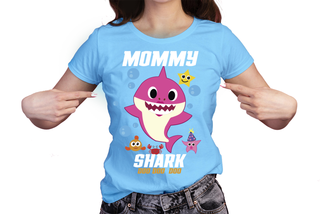 PLAYERA-MAMA-1024x687 BABY SHARK PERSONAJES VECTOR EPS PDF