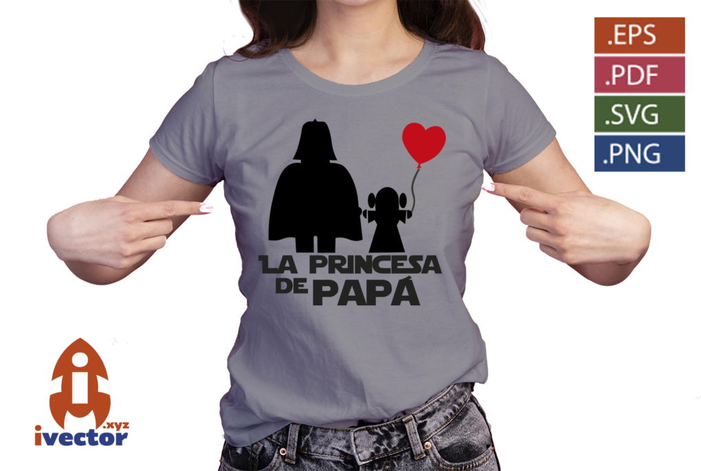 PRINCESA-DE-PAPA-DIA-DEL-PADRE-VECTOR-EDITABLE-EPS-PDF-01-playera3 PRINCESA DE PAPÁ DÍA DEL PADRE VECTOR EDITABLE EPS