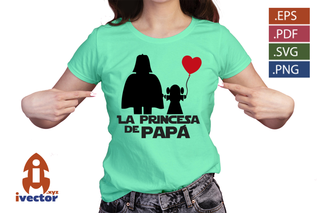 PRINCESA-DE-PAPA-DIA-DEL-PADRE-VECTOR-EDITABLE-EPS-PDF-01-playera5 PRINCESA DE PAPÁ DÍA DEL PADRE VECTOR EDITABLE EPS