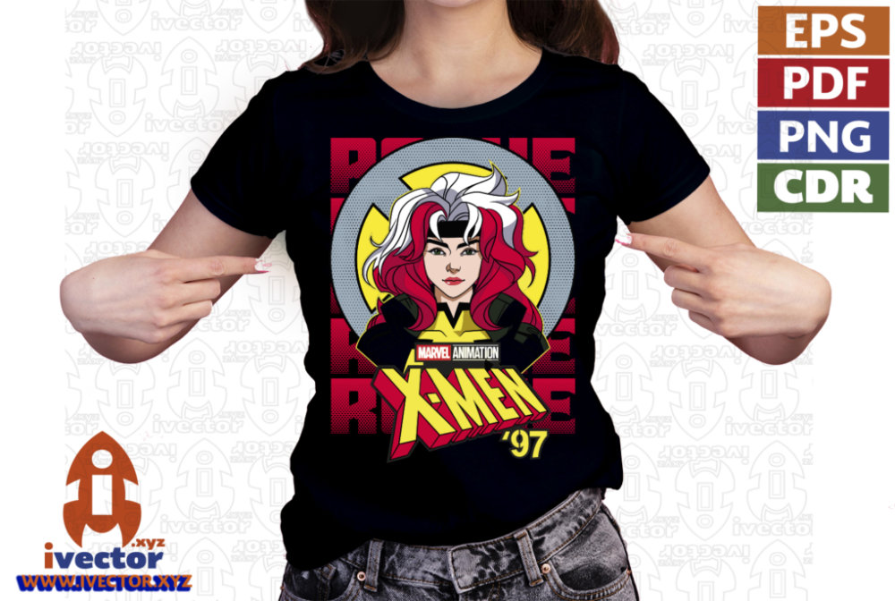 ROGUE-X-MEN-97-MARVEL-VECTOR-EDITABLE-EPS-PDF-01-p1 ROGUE X MEN 97 MARVEL VECTOR EDITABLE EPS PDF