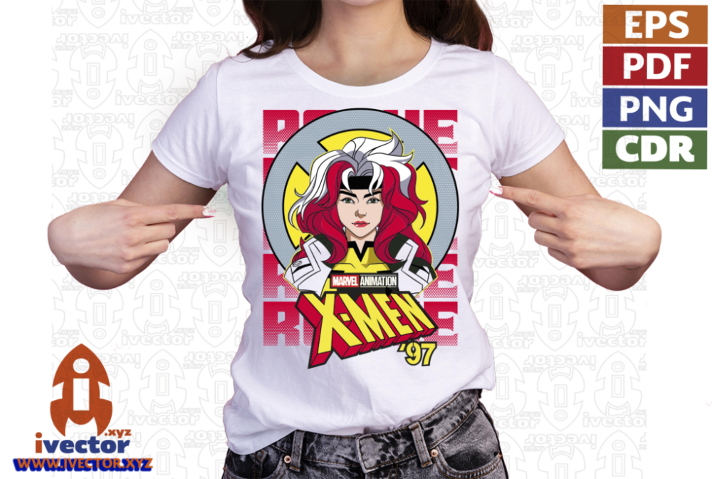 ROGUE-X-MEN-97-MARVEL-VECTOR-EDITABLE-EPS-PDF-01-p2 ROGUE X MEN 97 MARVEL VECTOR EDITABLE EPS PDF