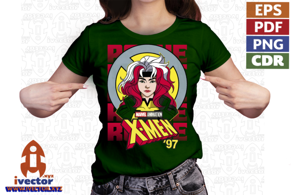 ROGUE-X-MEN-97-MARVEL-VECTOR-EDITABLE-EPS-PDF-01-p4 ROGUE X MEN 97 MARVEL VECTOR EDITABLE EPS PDF