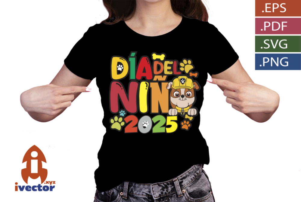 RUBBLE-PAW-PATROL-DIA-DEL-NINO-EDITABLE-EPS-PDF-P1 RUBBLE PAW PATROL DIA DEL NIÑO EDITABLE EPS PDF