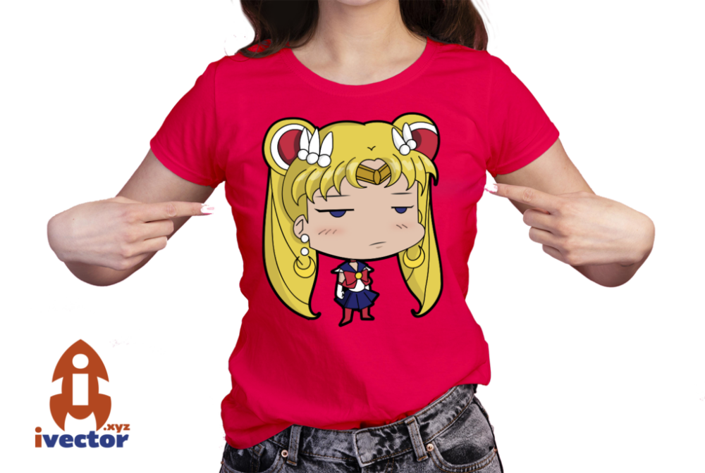 SAILOR-MOON-SERENA-VECTOR-EDITABLE-EPS-PDF-SVG-01-PLAYERA SAILOR MOON SERENA VECTOR EDITABLE EPS PDF SVG