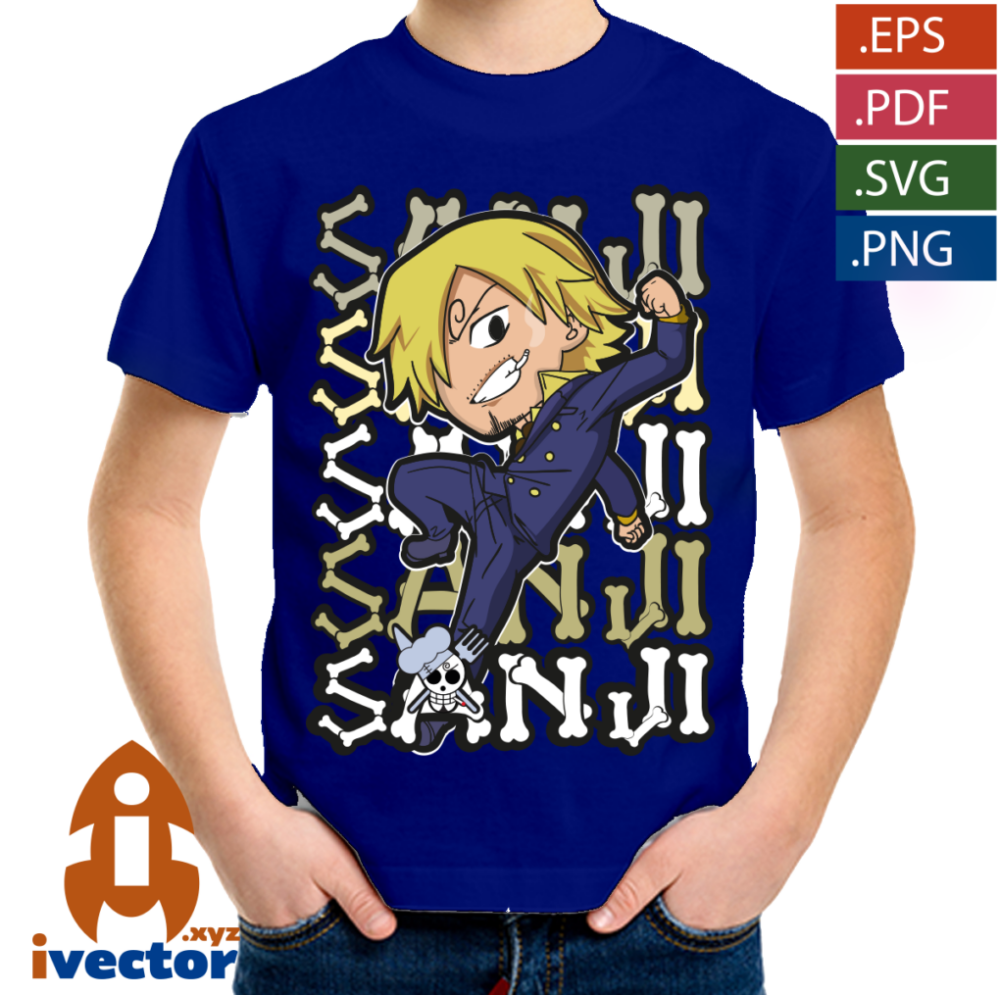 SANJI-VECTOR-EDITABLE-EPS-PDF-ONE-PIECE-01-P1 SANJI VECTOR EDITABLE EPS PDF ONE PIECE