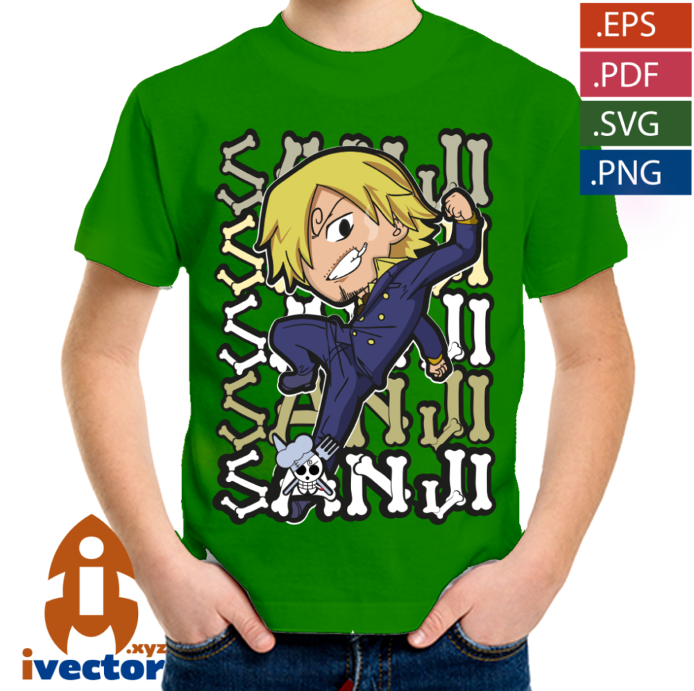 SANJI-VECTOR-EDITABLE-EPS-PDF-ONE-PIECE-01-P5 SANJI VECTOR EDITABLE EPS PDF ONE PIECE
