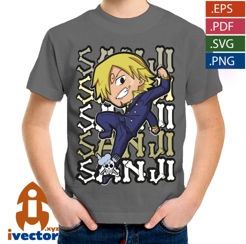 SANJI-VECTOR-EDITABLE-EPS-PDF-ONE-PIECE-01-P7 SANJI VECTOR EDITABLE EPS PDF ONE PIECE