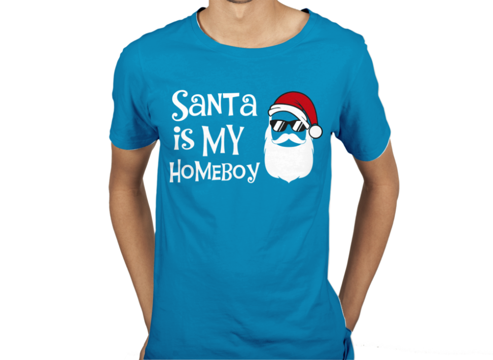 SANTA-IS-MY-HOMEBOY-01-PLAYERA1 SANTA IS MY HOMEBOY VECTOR EDITABLE