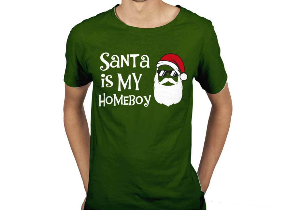 SANTA-IS-MY-HOMEBOY-01-PLAYERA3 SANTA IS MY HOMEBOY VECTOR EDITABLE