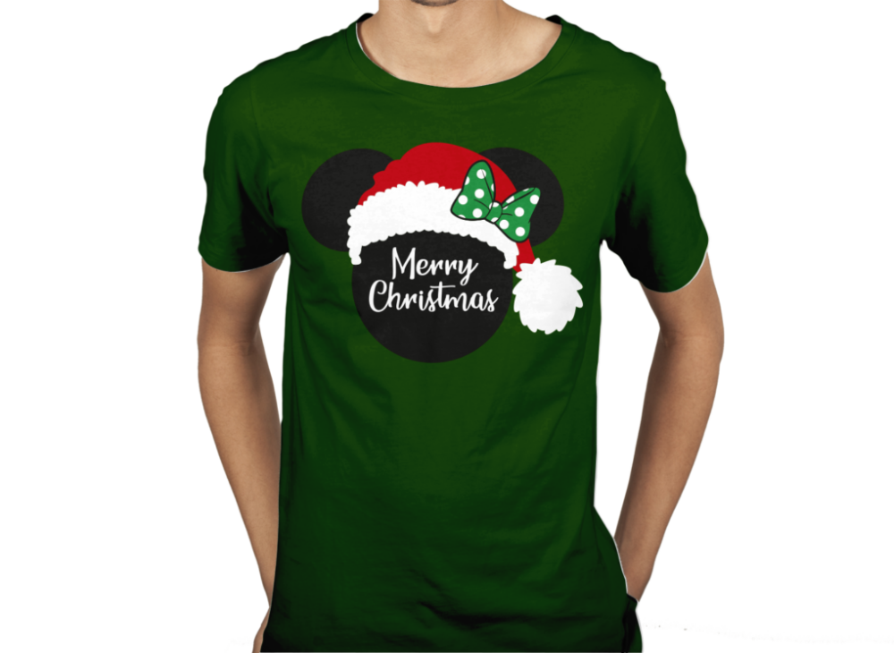 SILUETAS-MICKEY-AND-MINNIE-MOUSE-NAVIDAD-SANTA-EDITABLE-EPS-01-PLAYERA4 MICKEY MINNIE MOUSE NAVIDAD SANTA  EPS