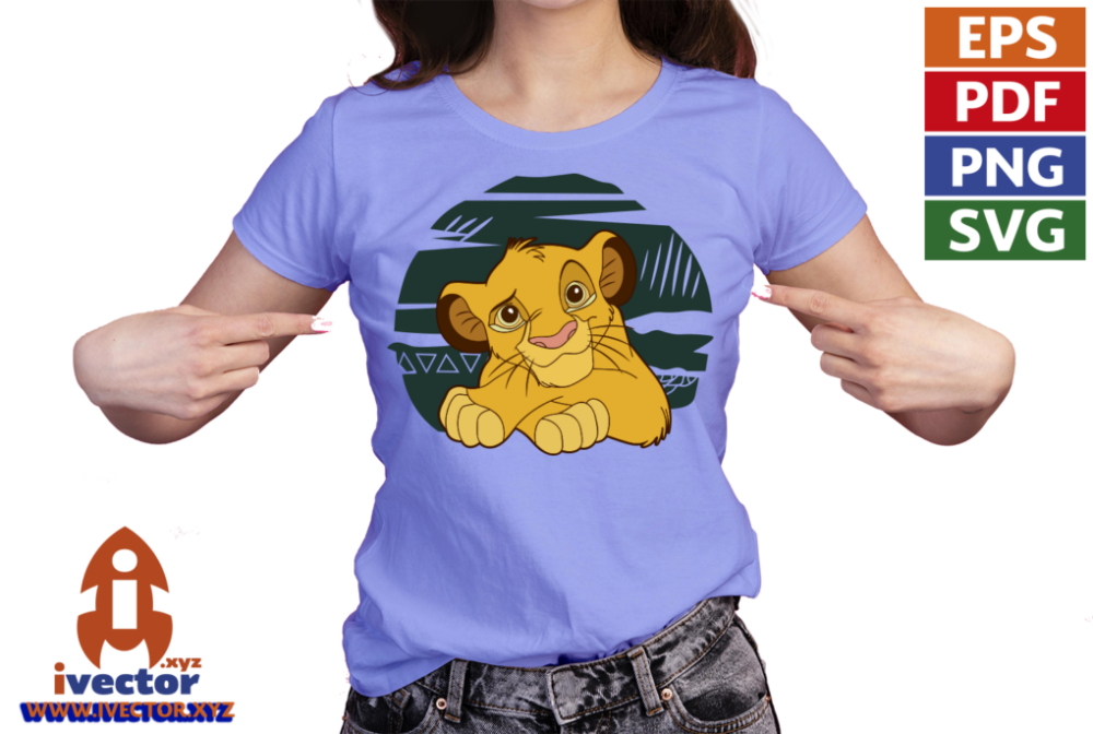 SIMBA-REY-LEON-DISNEY-VECTOR-COMPLETAMENTE-EDITABLE-EPS-PDF-SVG-01-PLAYERA3 SIMBA REY LEON DISNEY VECTOR  EDITABLE EPS PDF SVG