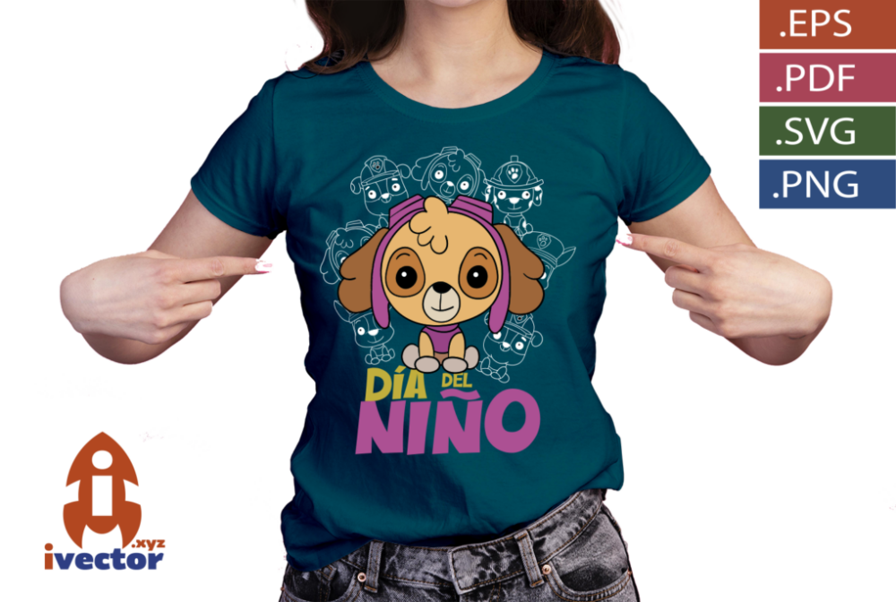 SKY-PAW-PATROL-DIA-DEL-NINO-BLACK-VECTOR1_p2 SKY PAW PATROL DIA DEL NIÑO BLACK VECTOR