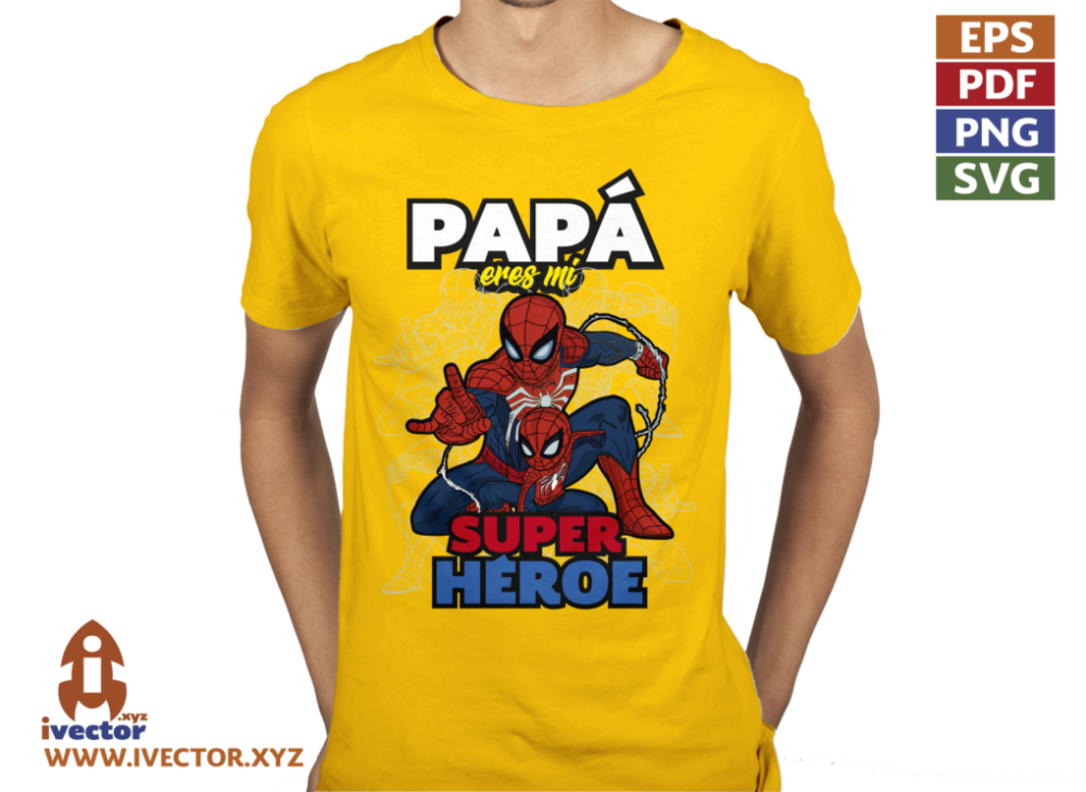 SPIDERMAN-PAPA-ES-MI-SUPER-HEROE-VECTOR-EDITABLE-01-01P5 SPIDERMAN PAPA ES MI SUPER HEROE VECTOR EDITABLE