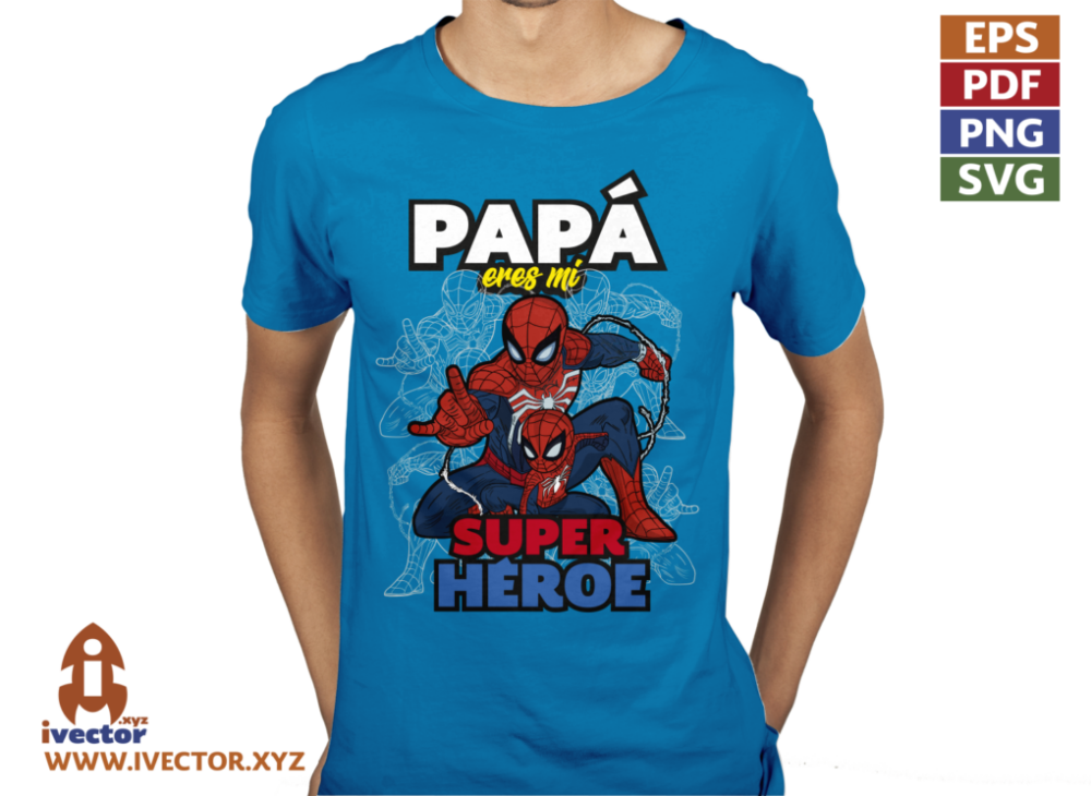 SPIDERMAN-PAPA-ES-MI-SUPER-HEROE-VECTOR-EDITABLE-01-01P7 SPIDERMAN PAPA ES MI SUPER HEROE VECTOR EDITABLE
