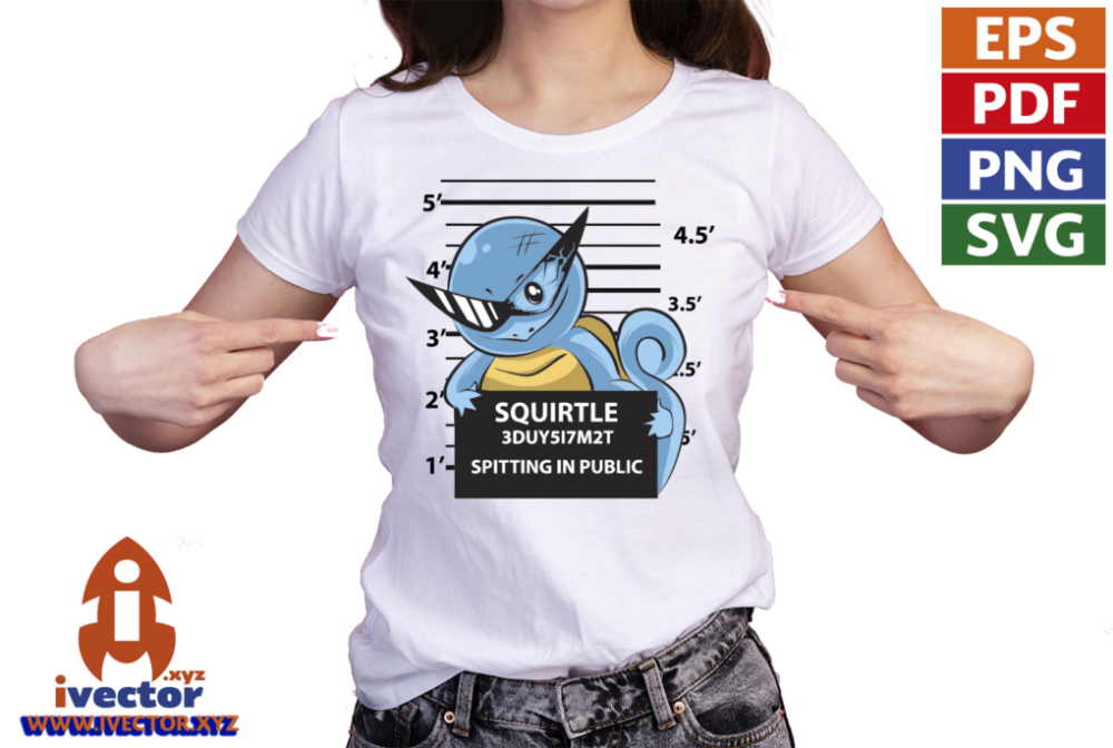 SQUIRTLE-SAUR-PRESIDIARIO-VECTOR-EDITABLE-EPS-PDF-01-PLAYERA2 SQUIRTLE SAUR PRESIDIARIO VECTOR EDITABLE EPS PDF