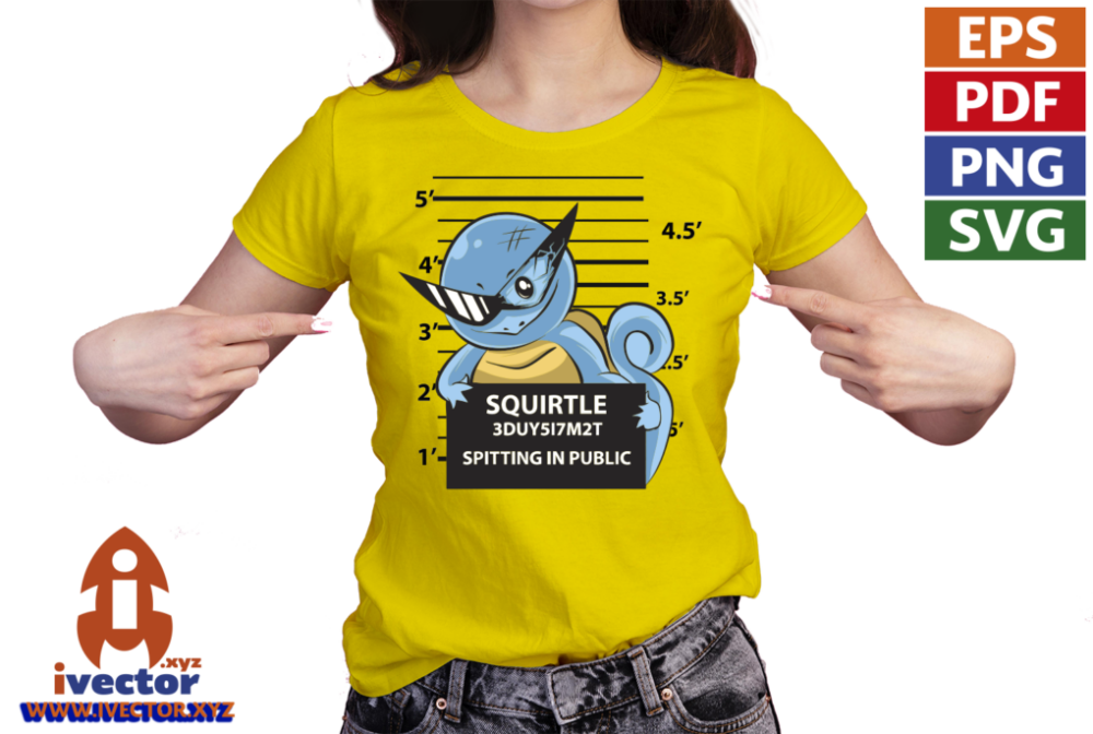 SQUIRTLE-SAUR-PRESIDIARIO-VECTOR-EDITABLE-EPS-PDF-01-PLAYERA4 SQUIRTLE SAUR PRESIDIARIO VECTOR EDITABLE EPS PDF