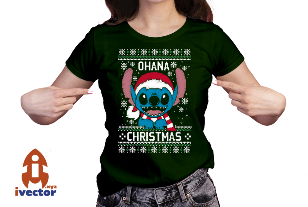 STICH-NAVIDENO-VECTOR-EDITABLE-EPS-PDF-BORDADO-01-PLAYERA1 STICH NAVIDEÑO VECTOR EDITABLE EPS PDF BORDADO