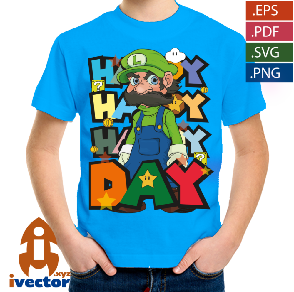 SUPER-LUIGI-BROS-DIA-DEL-NINO-VECTOR-EDITABLE-01-p1 SUPER LUIGI BROS DIA DEL NIÑO VECTOR EDITABLE