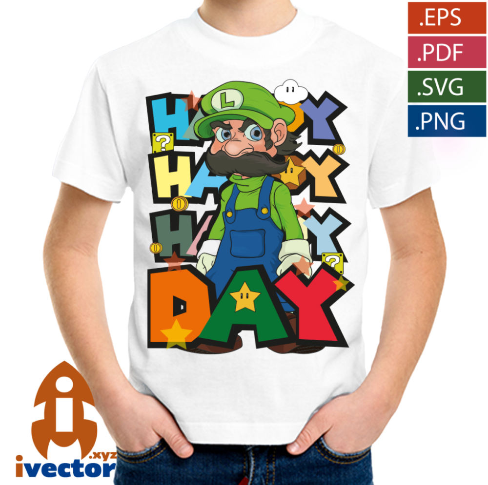 SUPER-LUIGI-BROS-DIA-DEL-NINO-VECTOR-EDITABLE-01-p2 SUPER LUIGI BROS DIA DEL NIÑO VECTOR EDITABLE