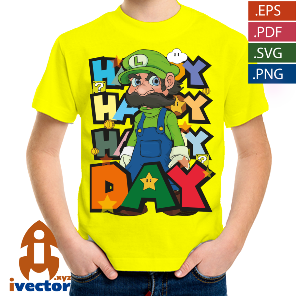 SUPER-LUIGI-BROS-DIA-DEL-NINO-VECTOR-EDITABLE-01-p4 SUPER LUIGI BROS DIA DEL NIÑO VECTOR EDITABLE