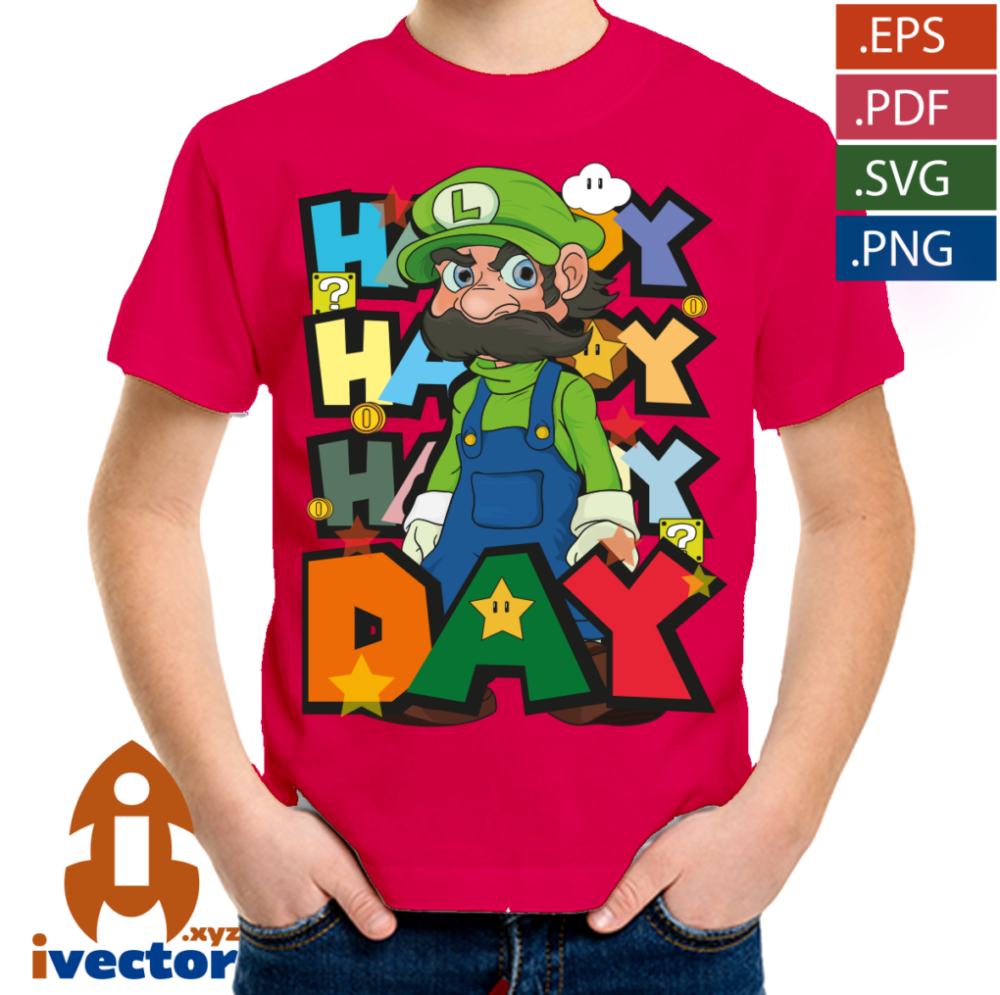 SUPER-LUIGI-BROS-DIA-DEL-NINO-VECTOR-EDITABLE-01-p6 SUPER LUIGI BROS DIA DEL NIÑO VECTOR EDITABLE