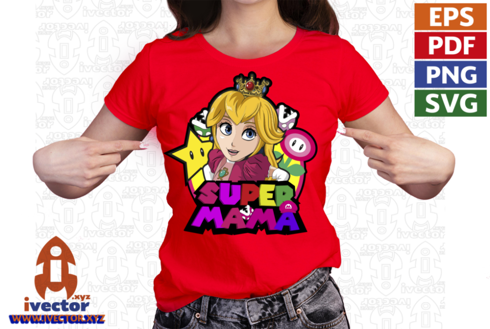SUPER-MAMA-MARIO-BROS-PEACH-VECTOR-EDITABLE-01-p7 SUPER MAMA MARIO BROS PEACH VECTOR EDITABLE